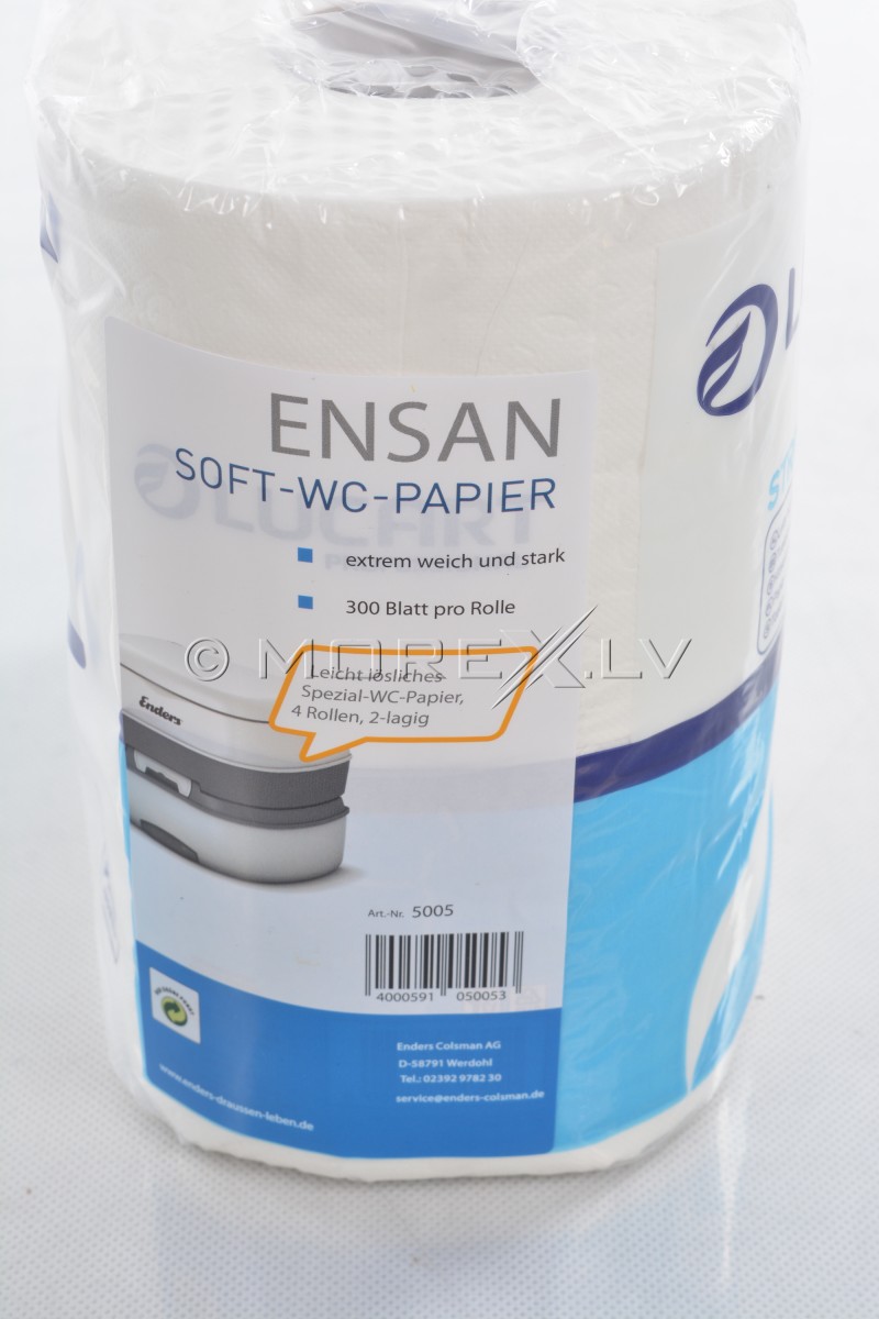 Легкорастворимая туалетная бумага - Ensan Soft WC Paper 300
