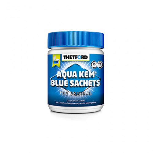 Thetford Aqua Kem® Blue Sachets (Can) apakšēja rezervuāra 15 tabletes